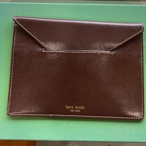Kate Spade leather brown envelope